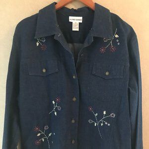 Women's Dark Blue Denim Jacket